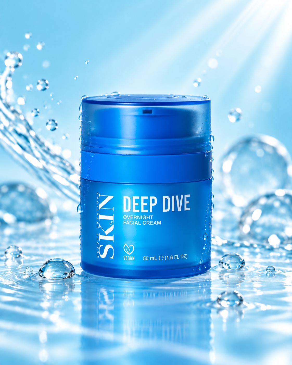 Crème de nuit acide hyaluronique 💙 ( peaux déshydratée