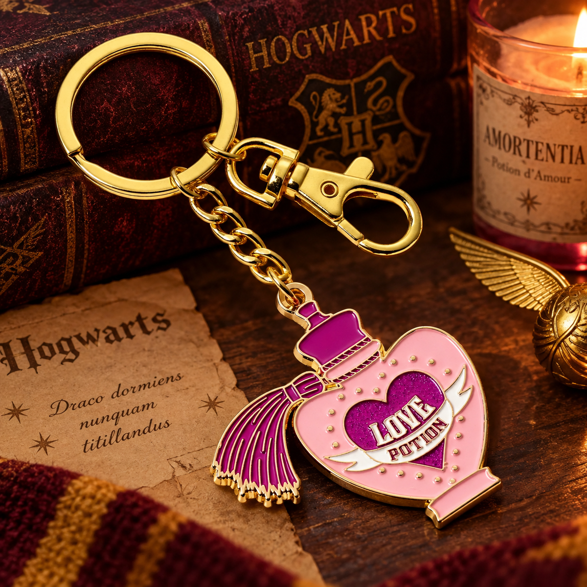 Porte-clés Harry Potter Potion d'amour ✨