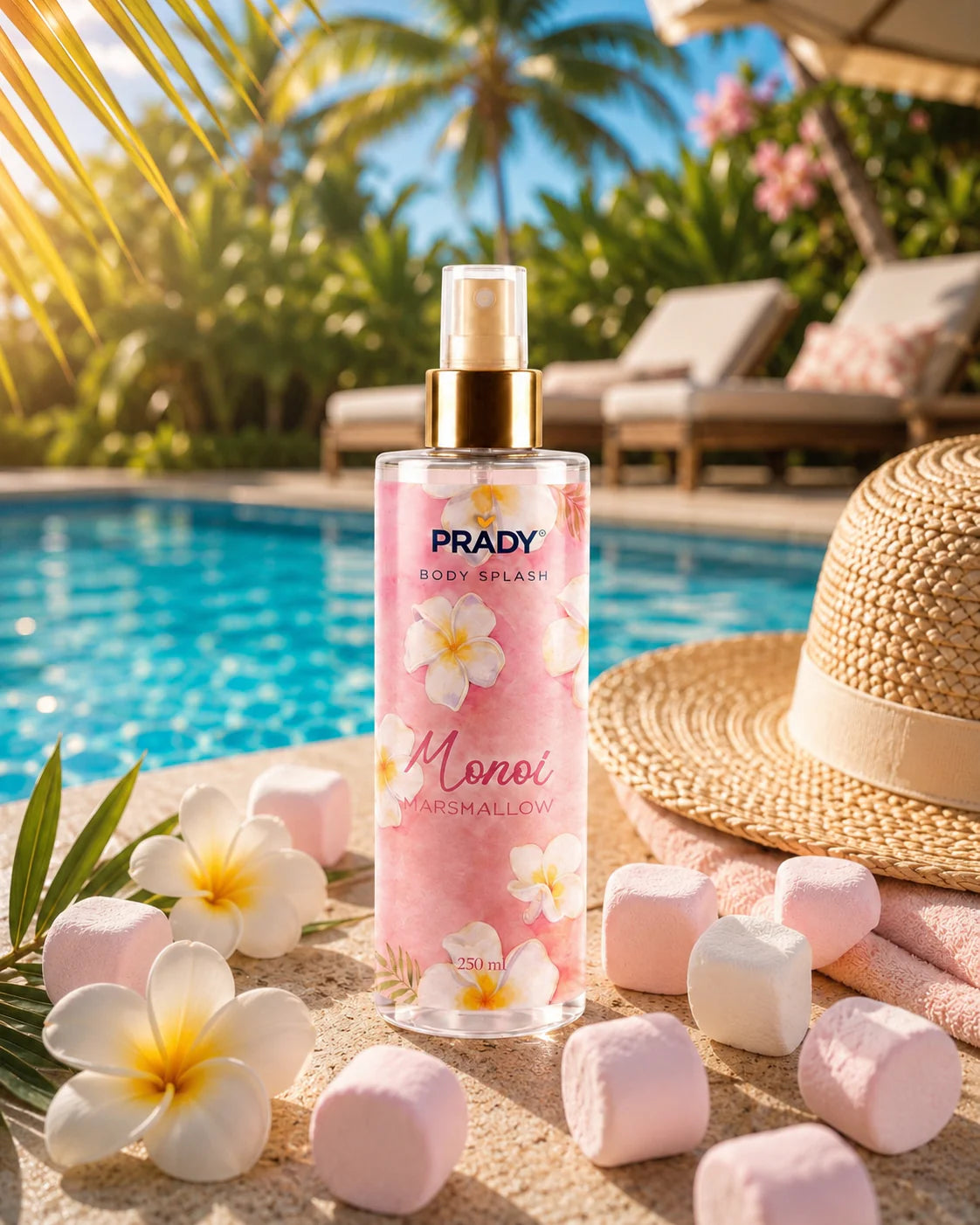 Brume Corps & Cheveux Monoi Marshmallow 250ml 🌸 PRECOMMANDE