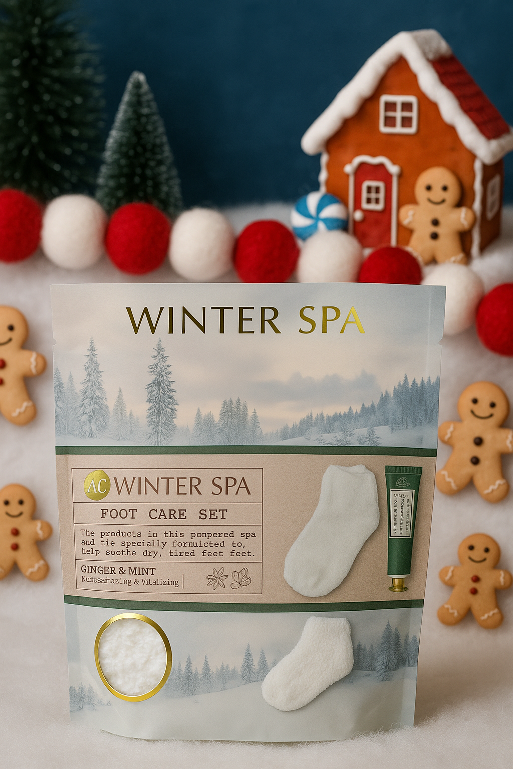 ✨ Set Soin des Pieds “Winter Spa” – Gingembre & Menthe ✨
