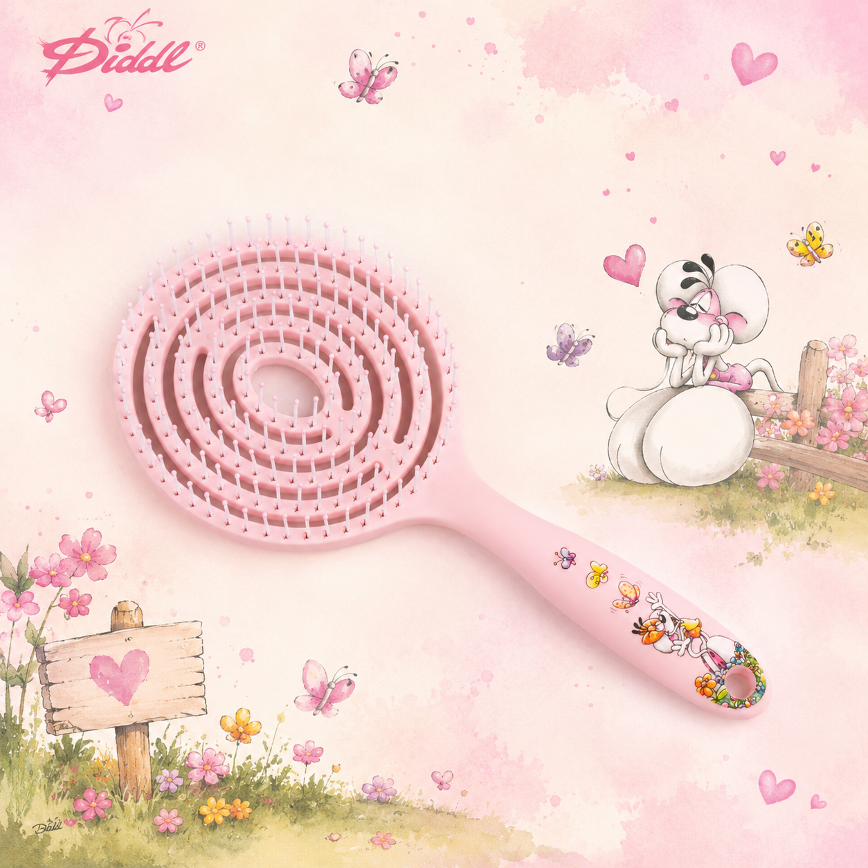 Brosse cheveux diddl ✨ PRÉCOMMANDE