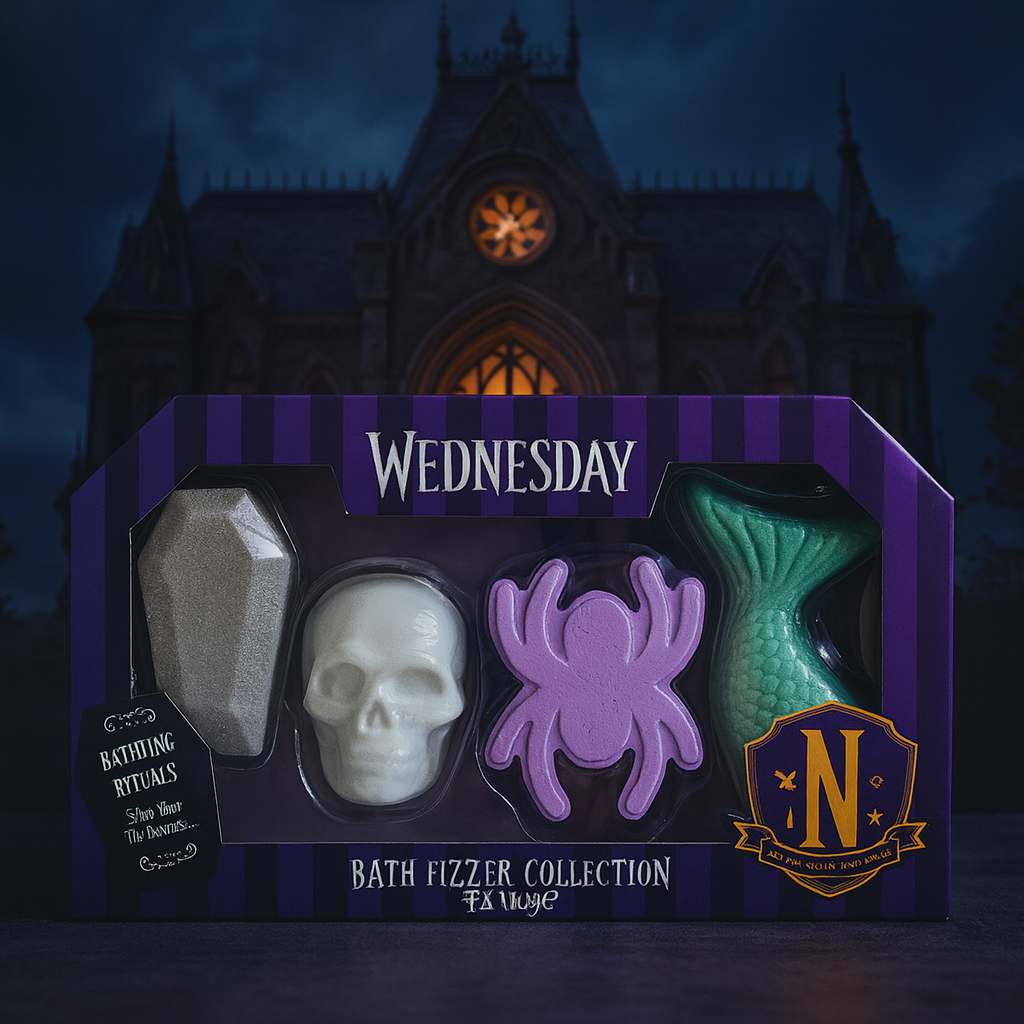 🕸️ Wednesday – Bath Fizzer Collection 🕸️