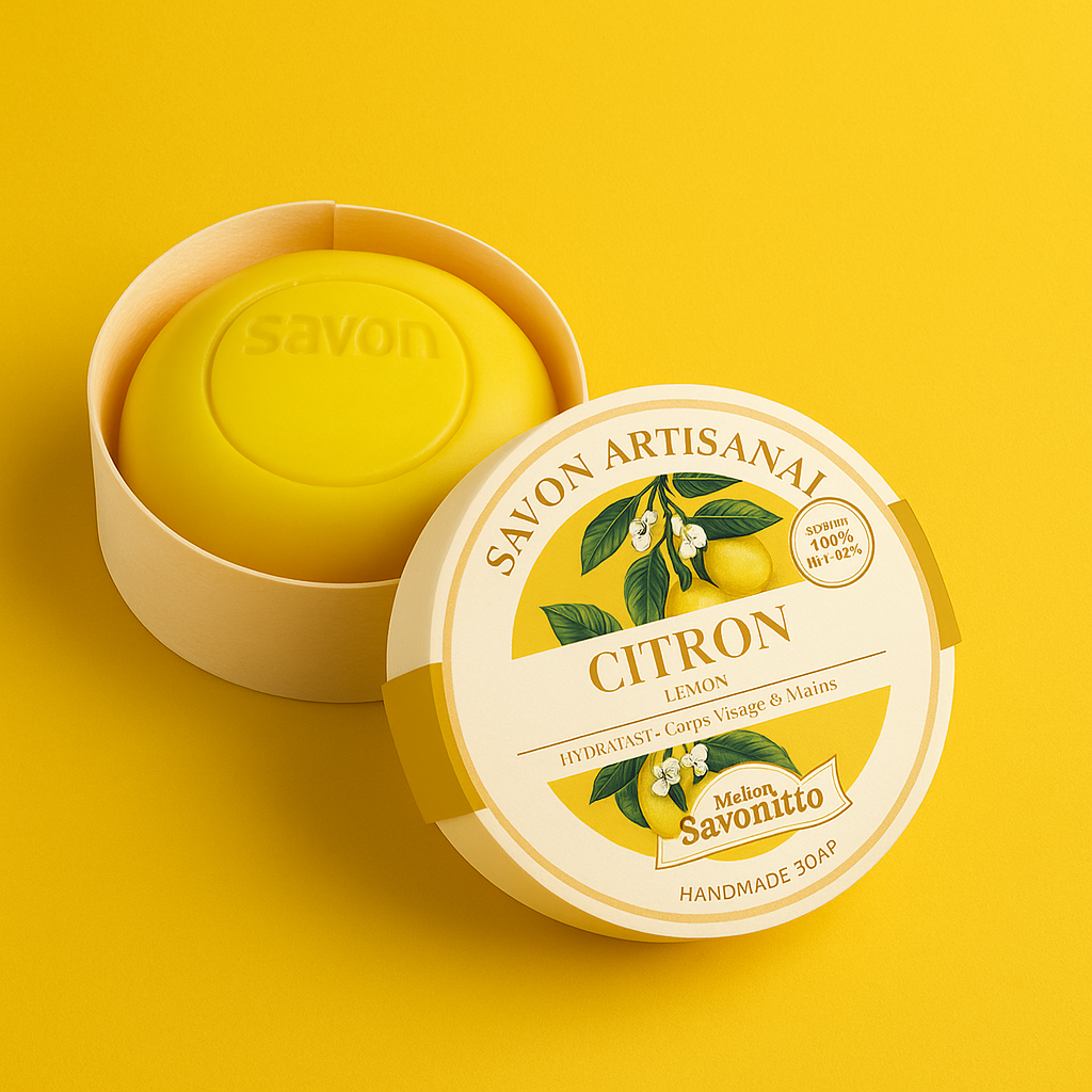 Savon Citron dans boite en bois 100g đâđ©đ