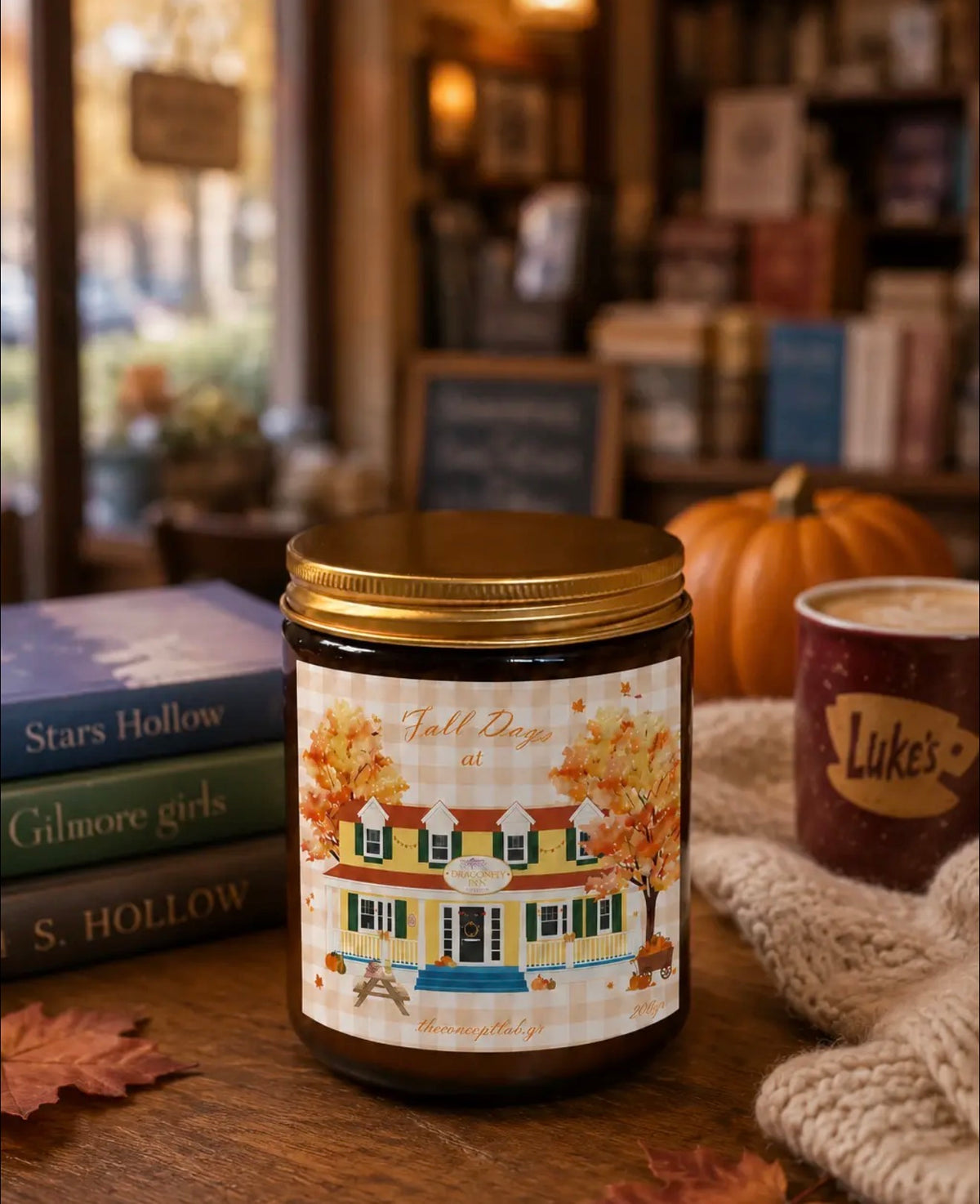 Bougie Gilmore girls jours d’automne à l’auberge ✨