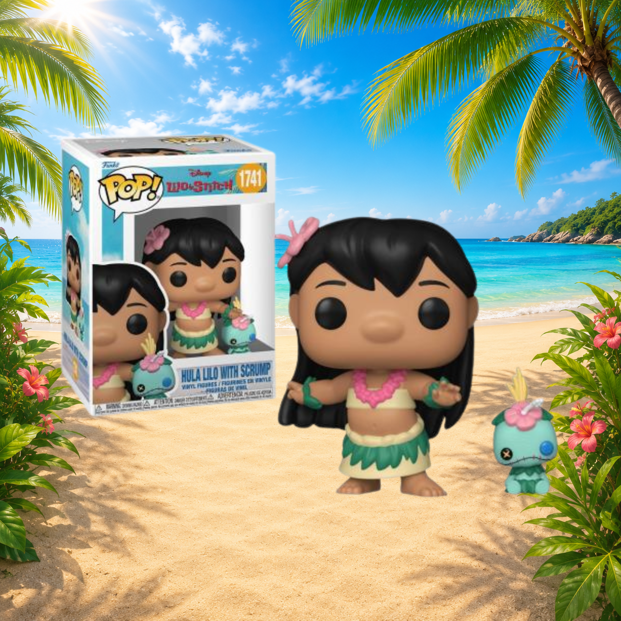 LILO & STITCH - POP Disney N° 1741 - Hula Lilo avec Scrump ✨