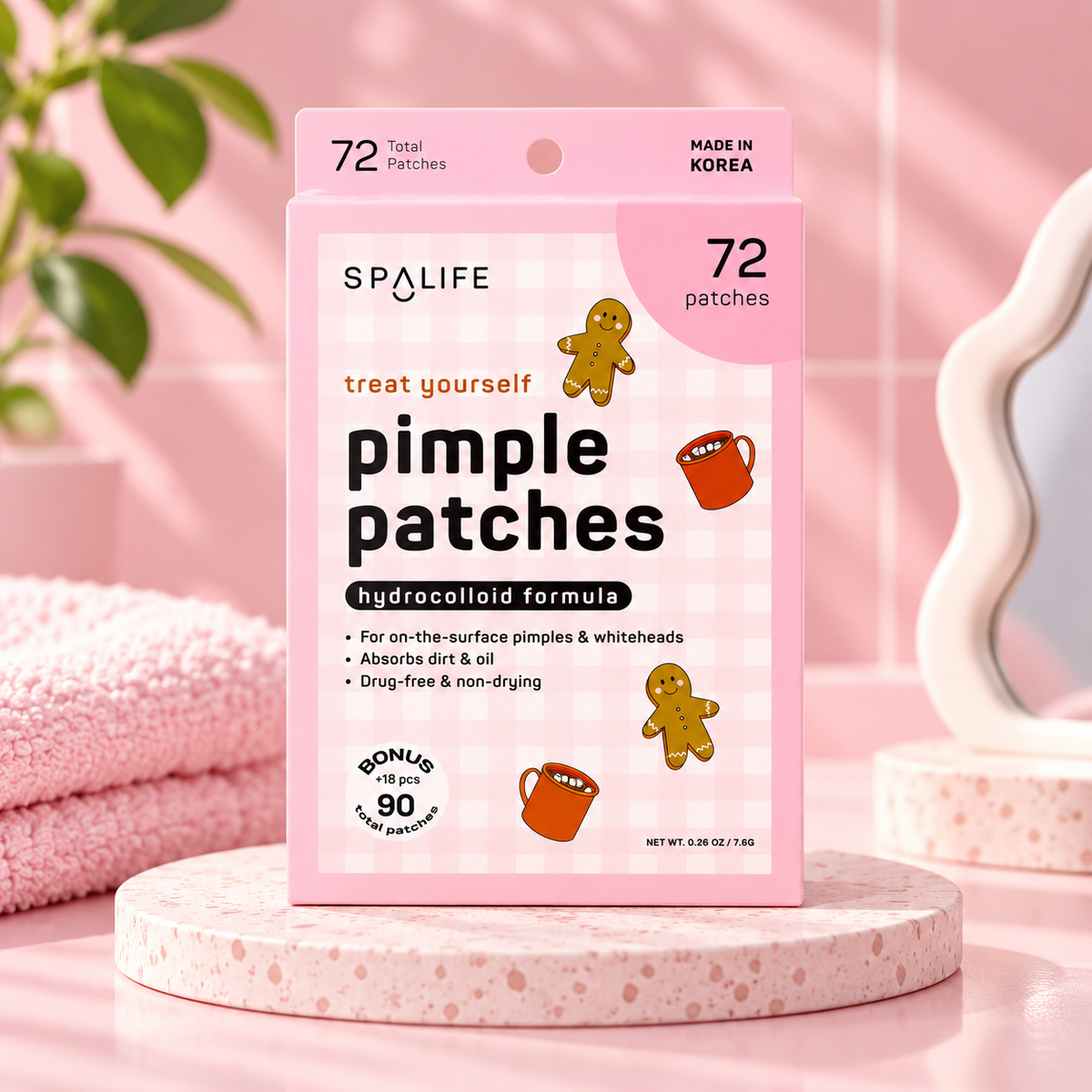 Patchs Anti-Boutons Coréens | 90 Patchs 🎀