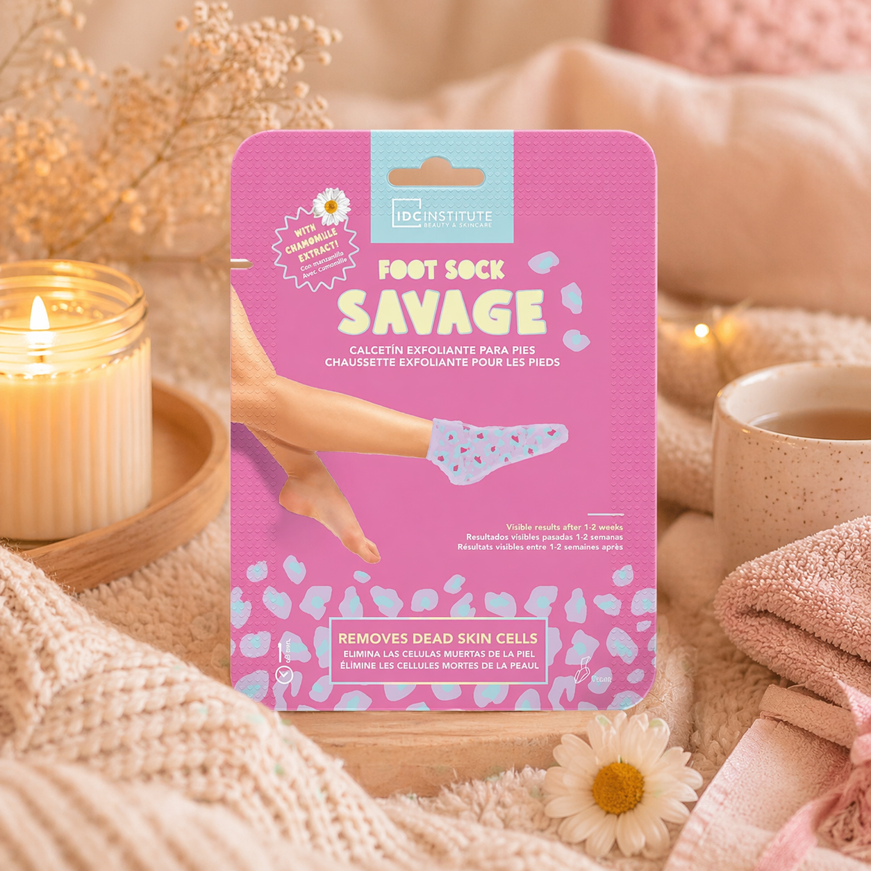Chaussettes soins pied rose 🩷