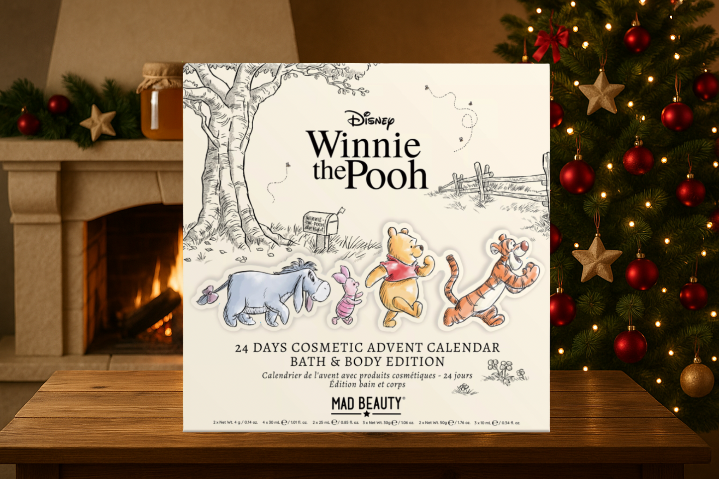 Calendrier de l’avent 24 cases Winnie l’ourson 🎄