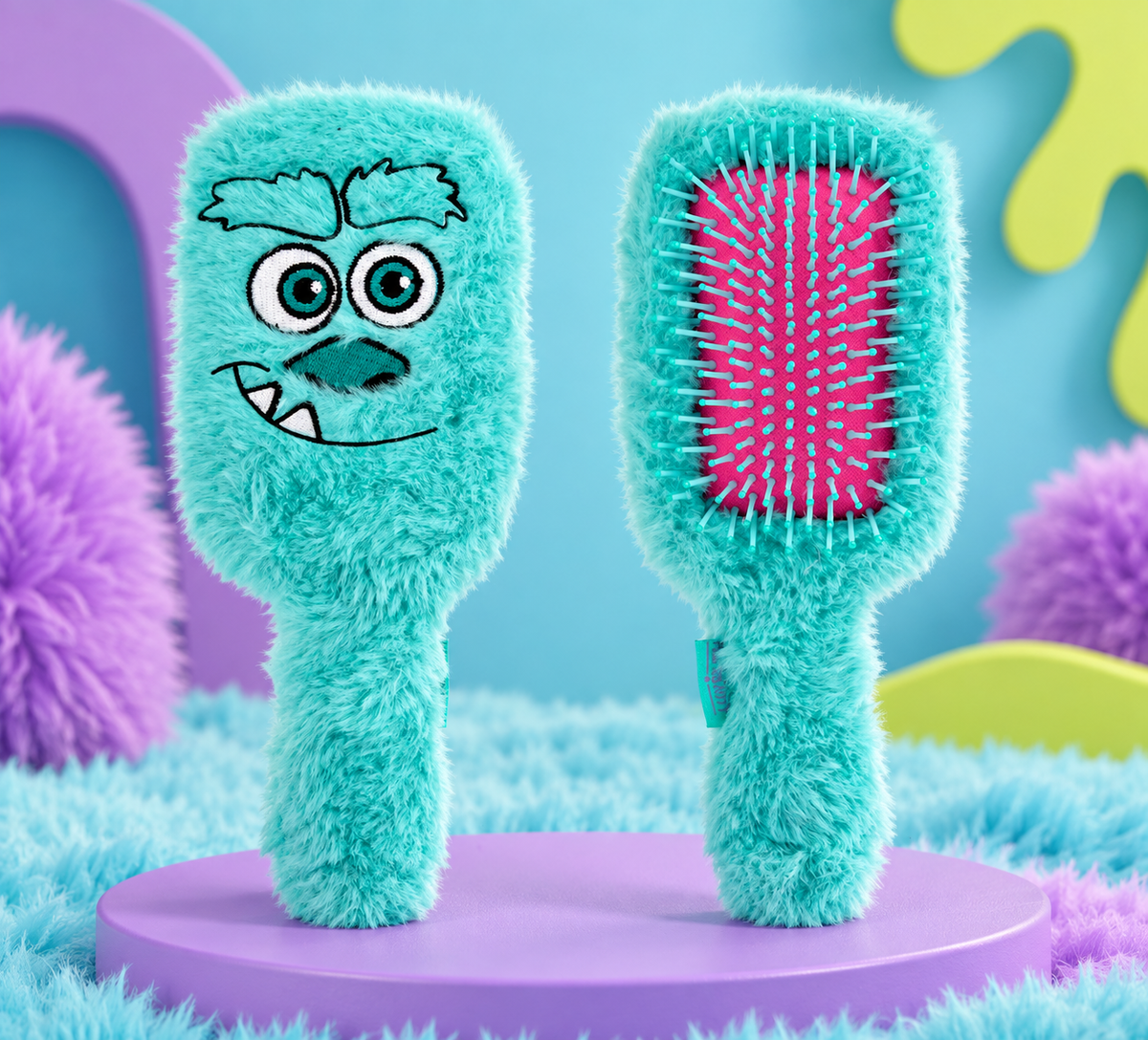💙 BROSSE À CHEVEUX MONSTRE TOUTE DOUCE 💙👾