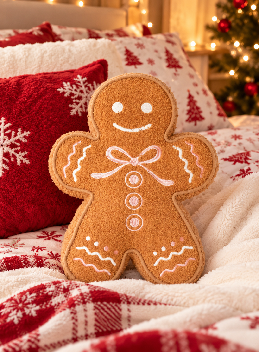 Coussin Pain d’Épices – La douceur de Noël ! 🤎