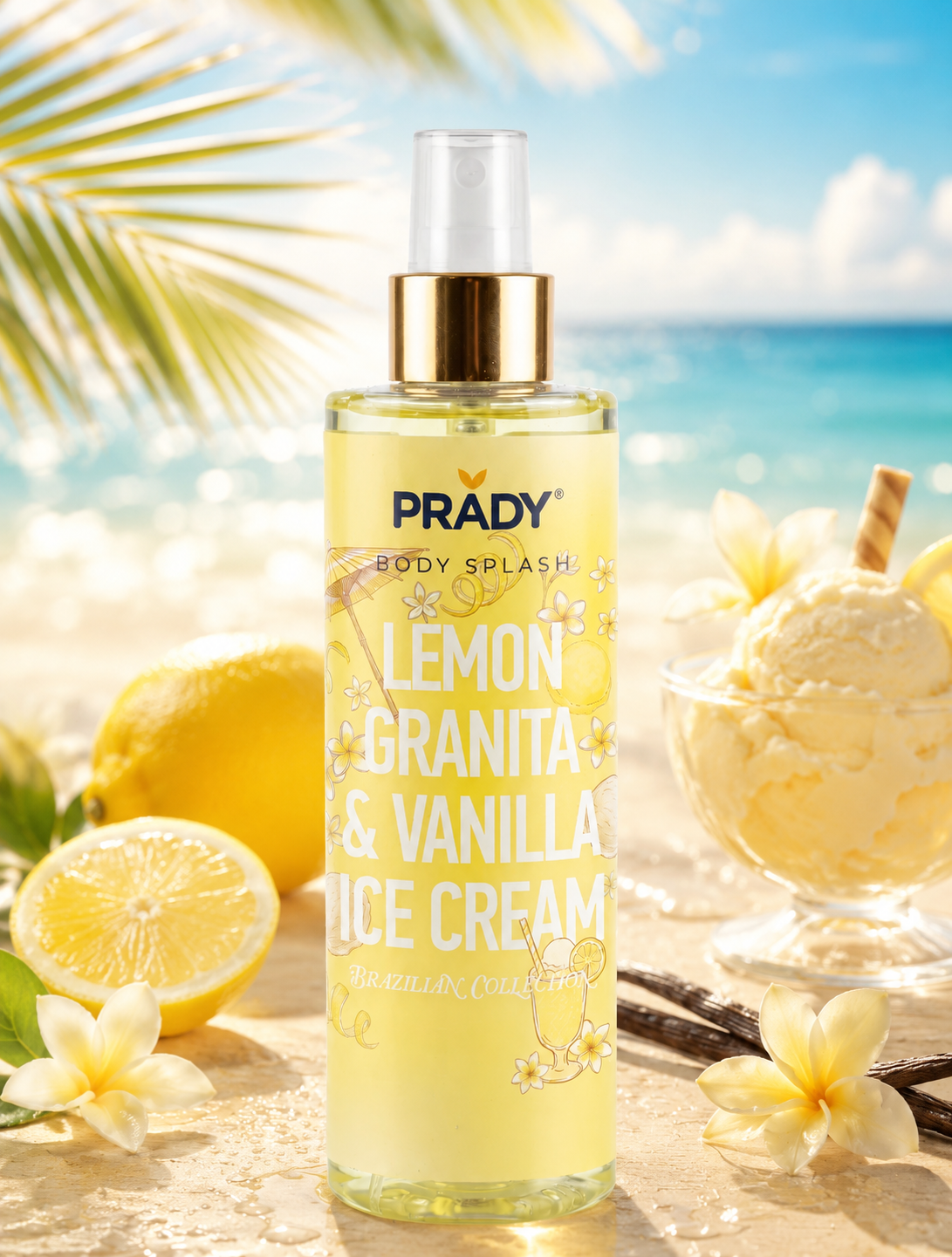 Brume Corps & Cheveux "Lemon Granita & Vanilla Ice Cream" 250ml