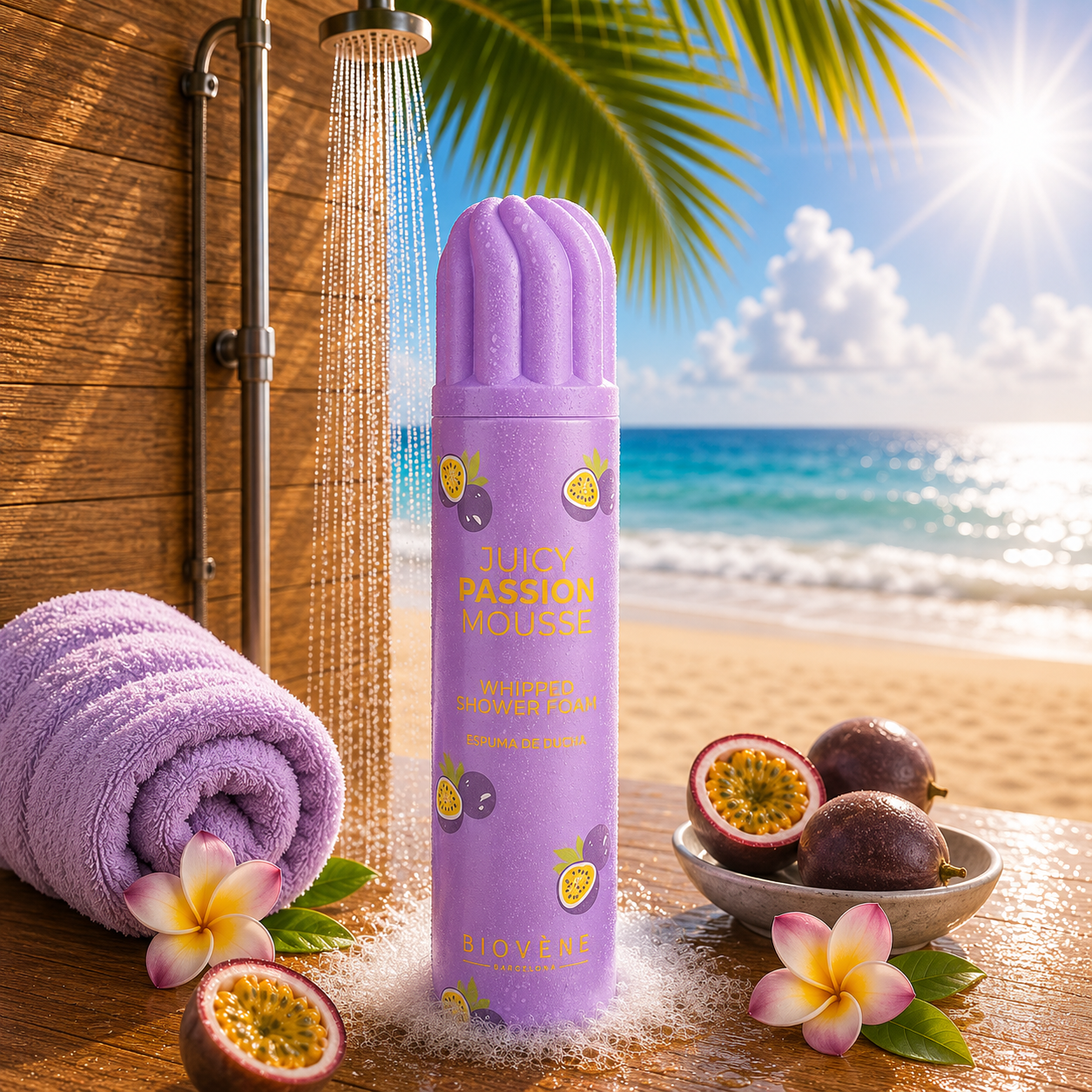 Mousse de douche fruit de la passion ✨