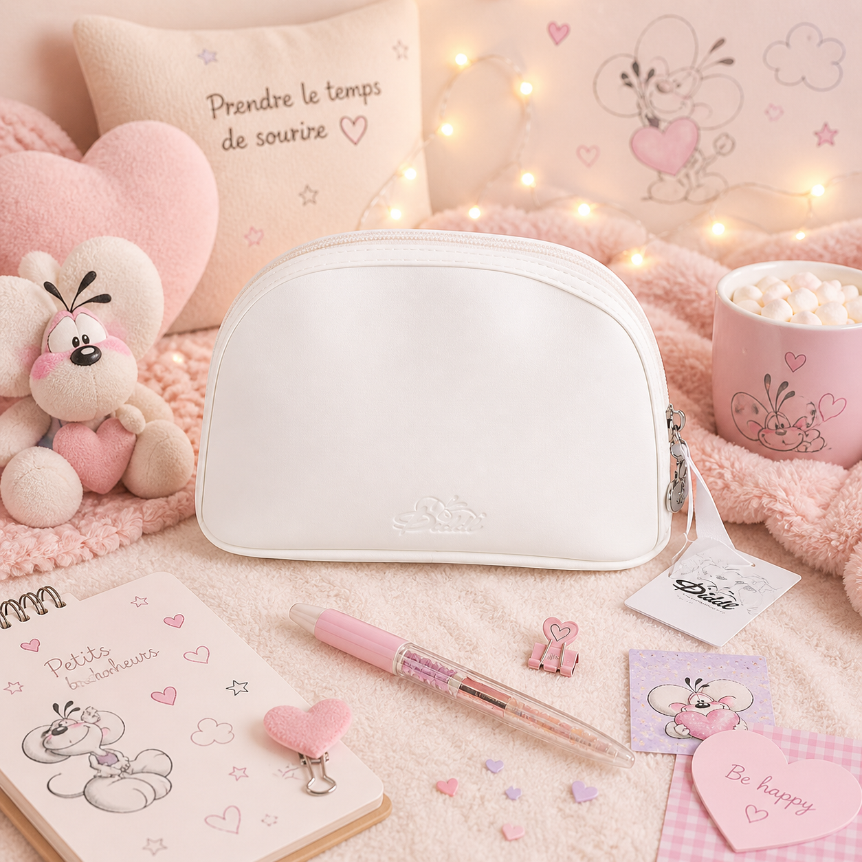 Trousse cosmétique Diddl✨ beige collection signature