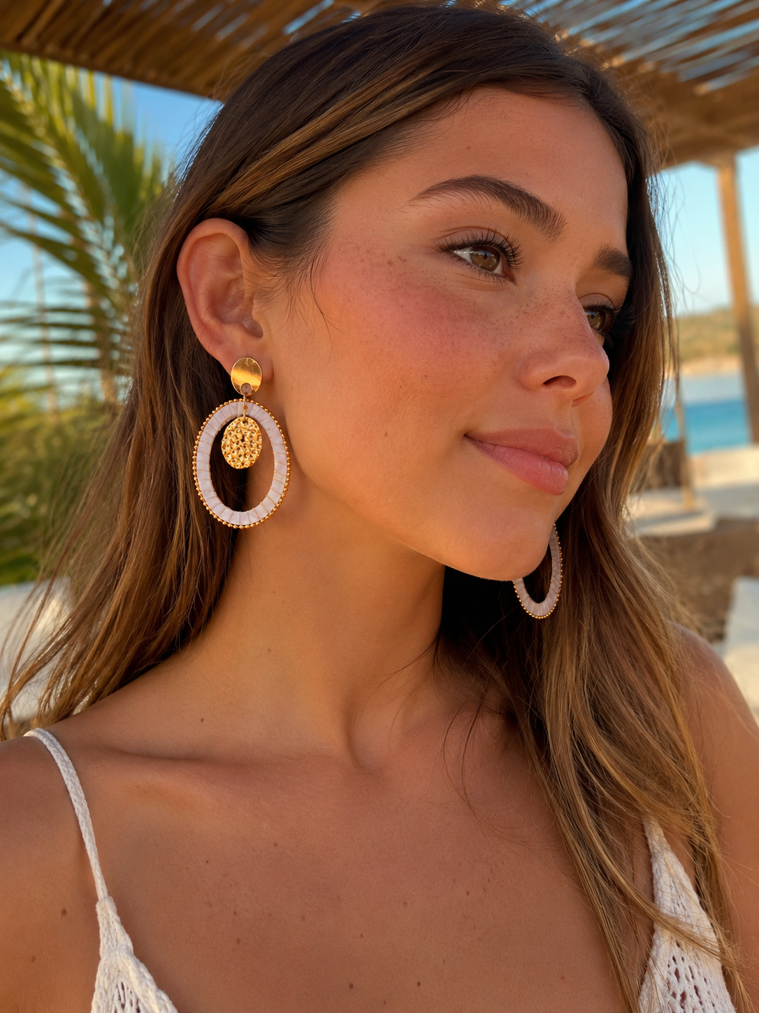 Boucles d’oreilles doré