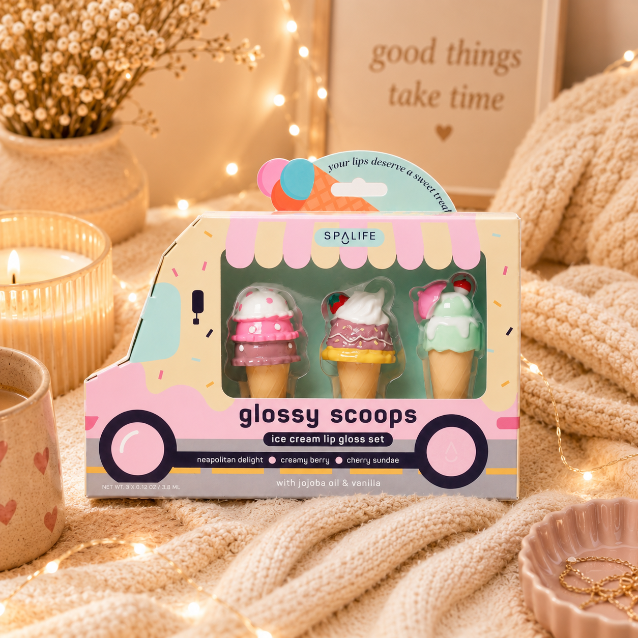 Coffret 3 gloss glace 🍨