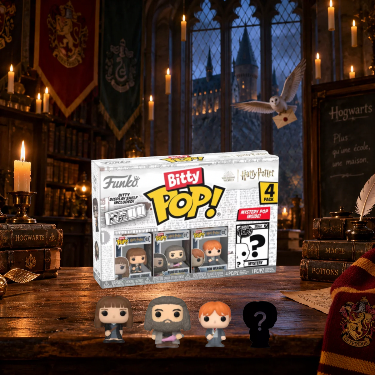 HARRY POTTER - Bitty Pop 4 Pack 2.5cm