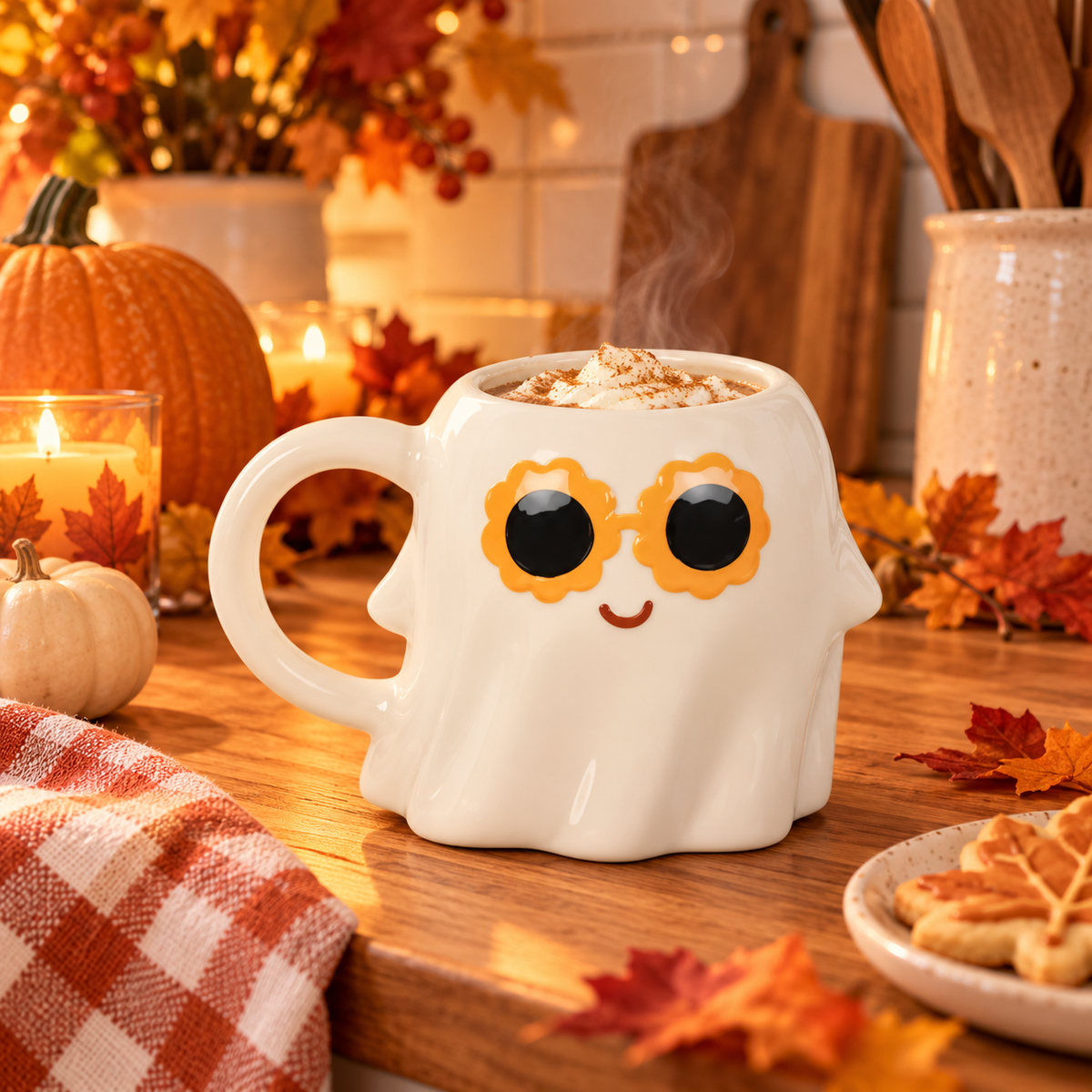 👻 Mug Fantôme Automnal – 500 ml 🍂