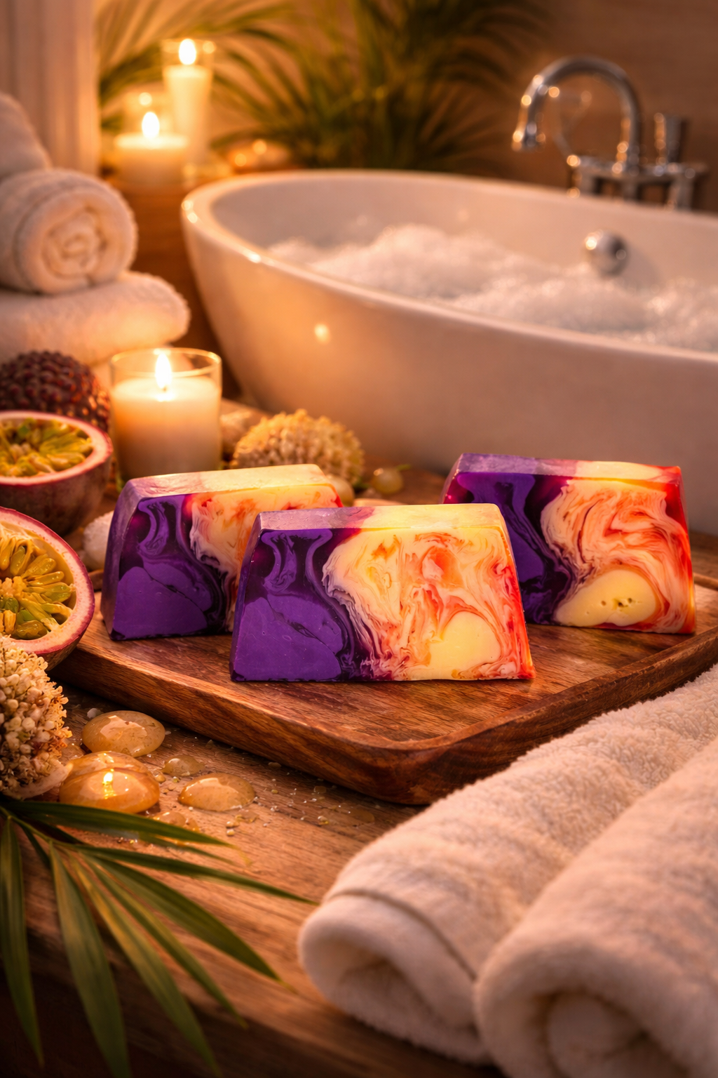 Tranche savon fruit de la passion ✨