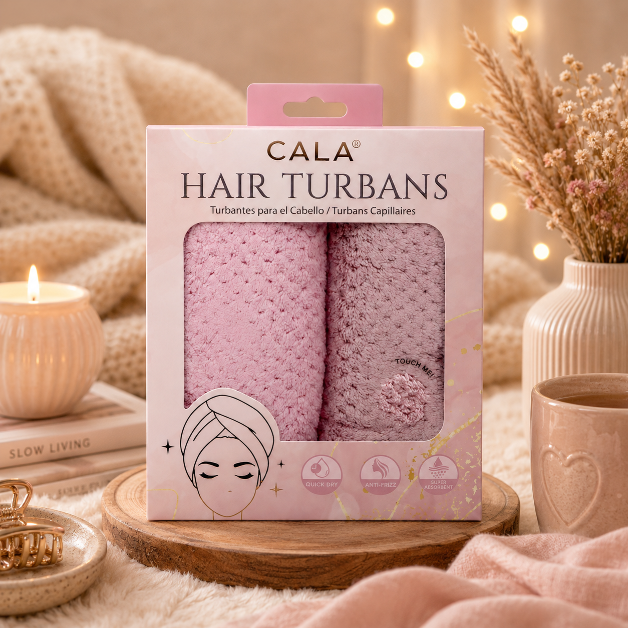 Coffret serviette cheveux 🎀