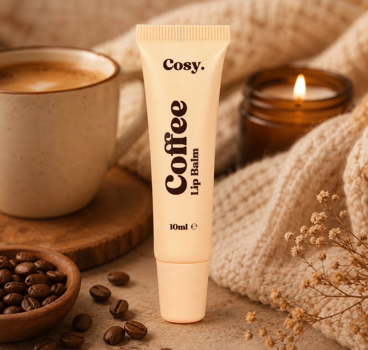 ☕ Cosy Coffee Lip Balm – Le réconfort au bout des lèvres 🤎