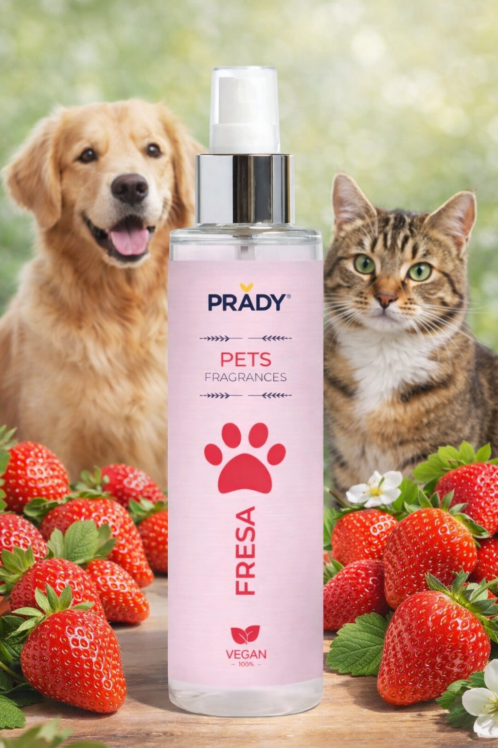 Brume parfumée pour animaux - Fraise 🍓