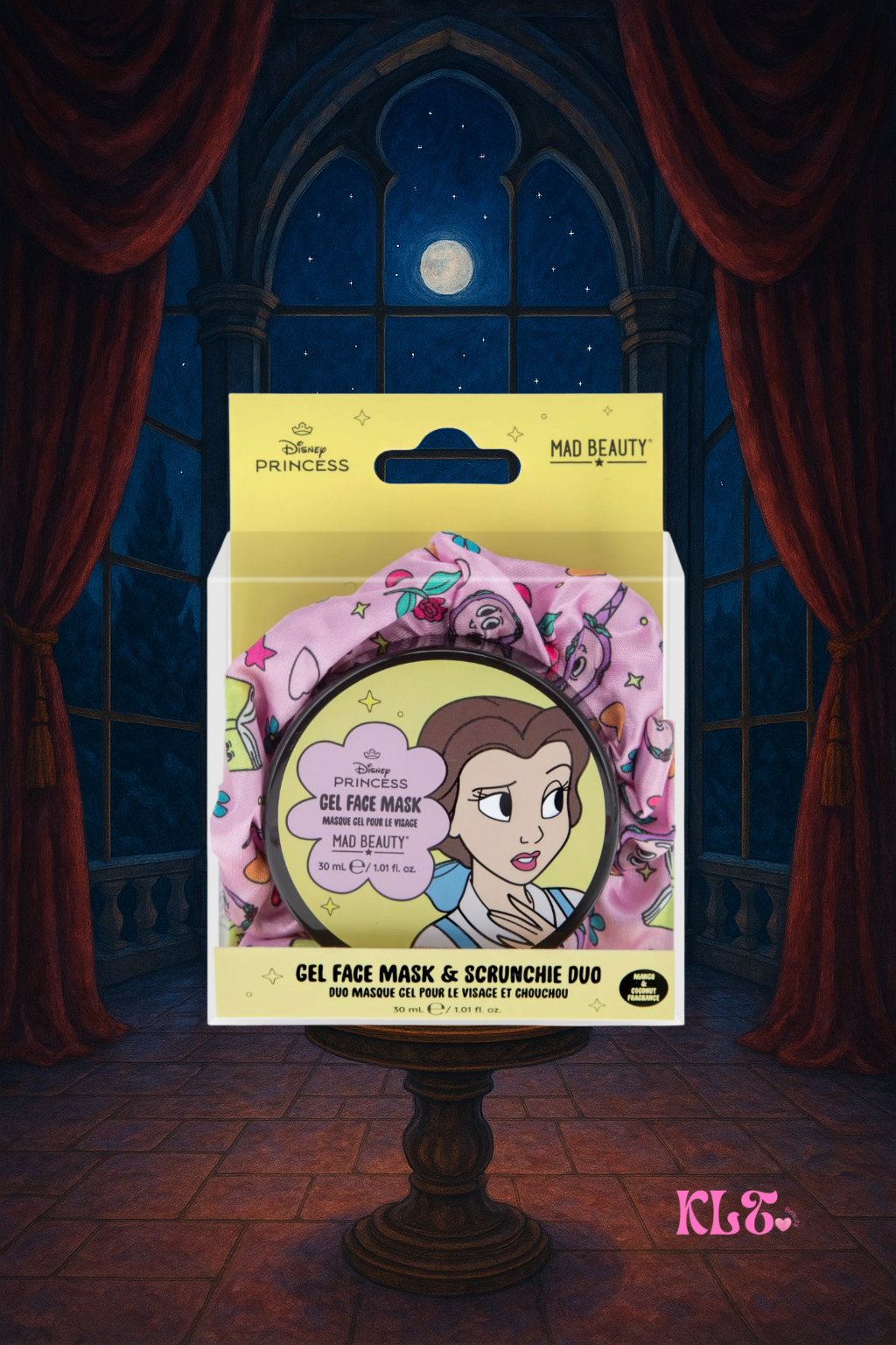 Ensemble masque gel et chouchou Belle 🌸