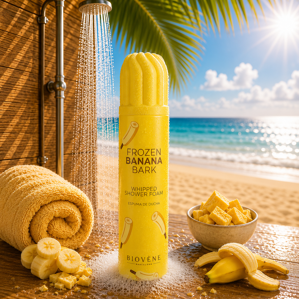 Mousse de douche banane đ