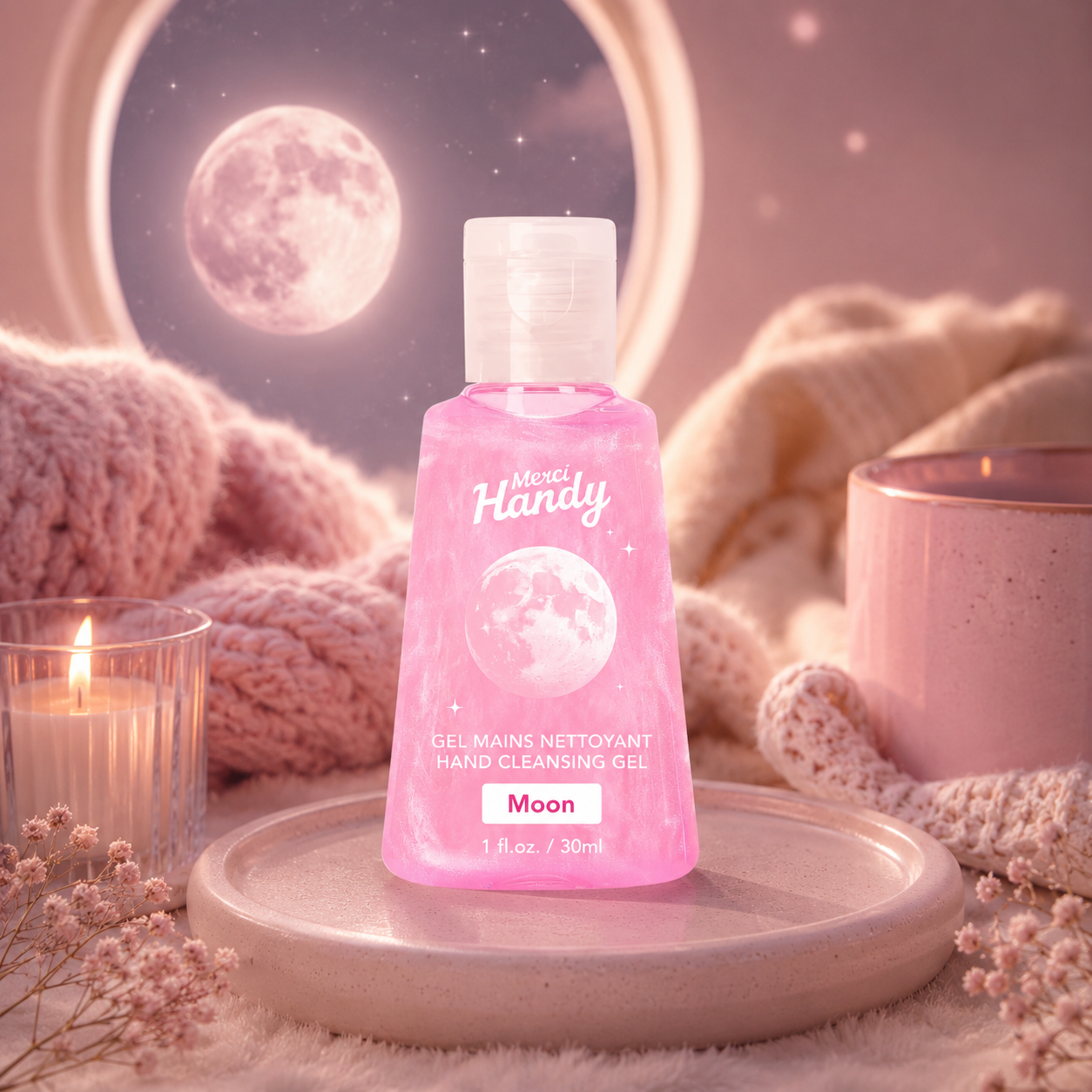 Gel mains nettoyant Moon merci handy ✨