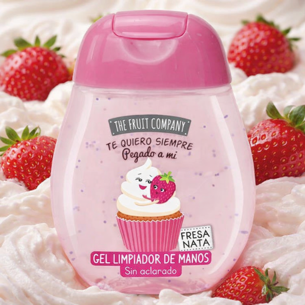 🍓 Gel nettoyant mains Fraise Chantilly – The Fruit Company 🍓