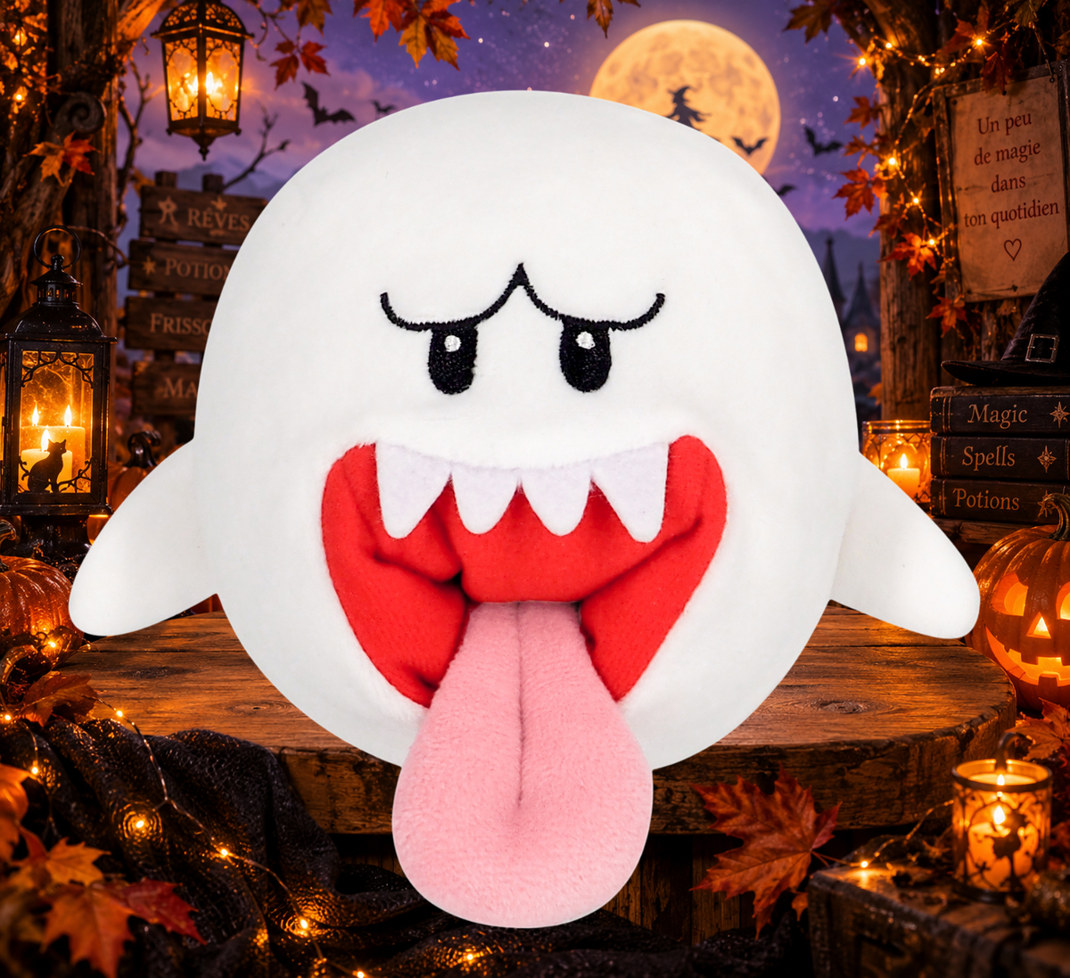 SUPER MARIO - Boo - Peluche 13cm