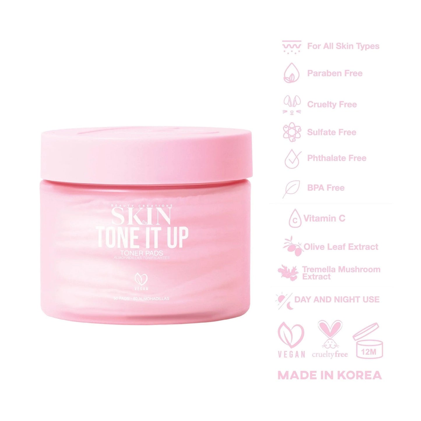 Tampon tonique visage BEAUTY créations ✨