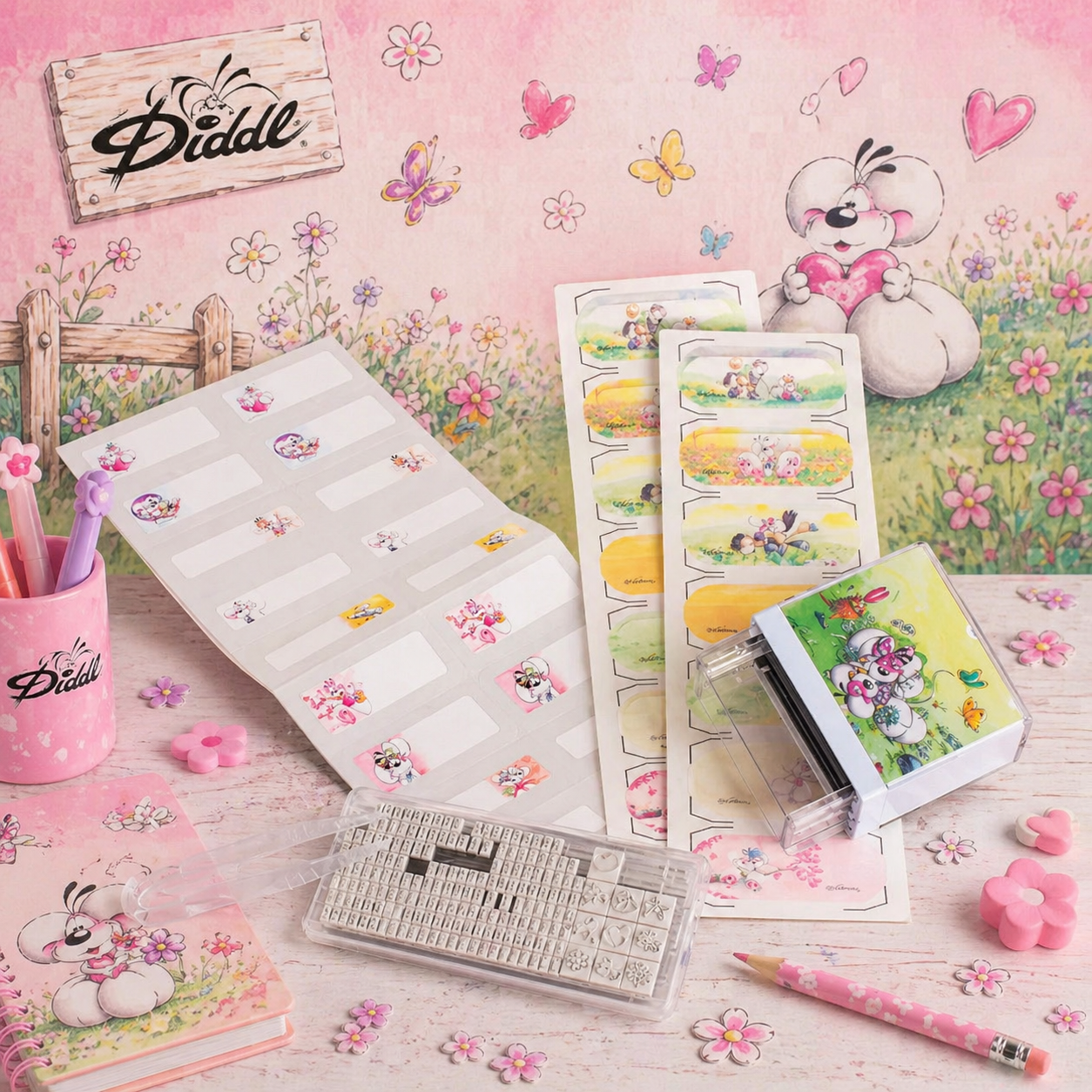 🐭 Tampon Textile Personnalisable - DIDDL (Collection 2) PRÉCOMMANDE ✨