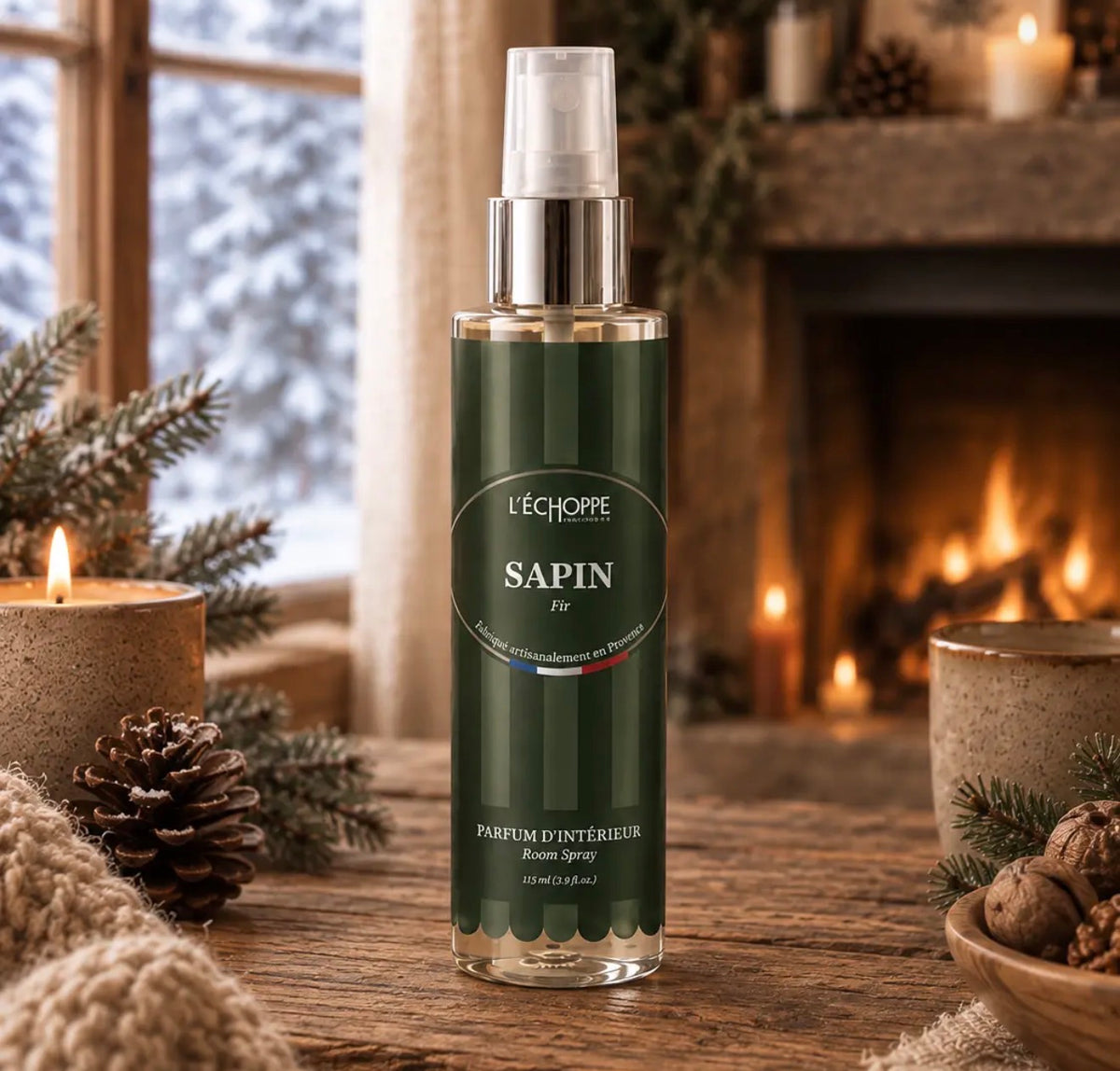 🌲 Brume d’intérieur parfum Sapin – 115 ml 🌲