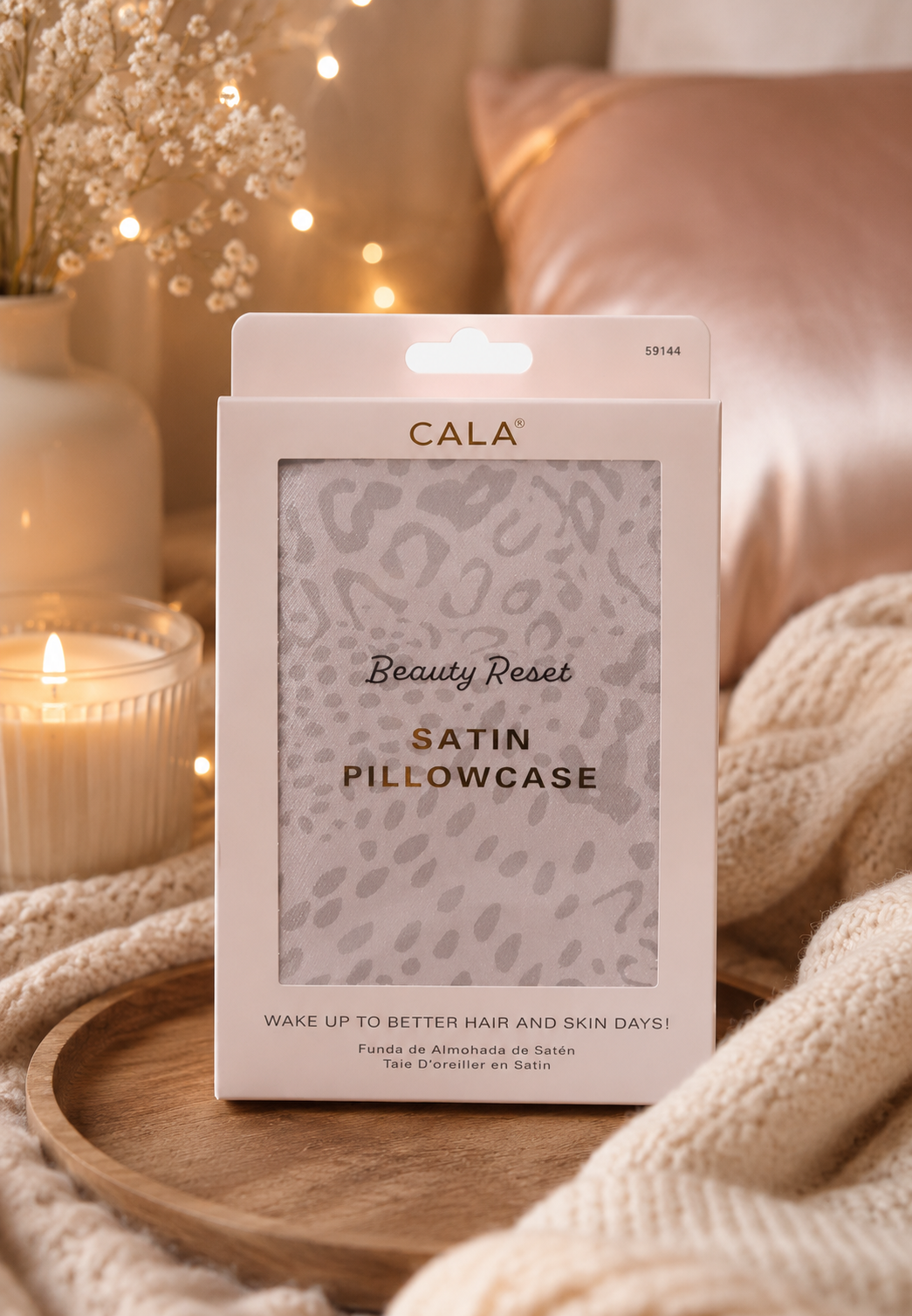 ✨ Taie d’Oreiller Satin CALA – Beauty Reset ✨