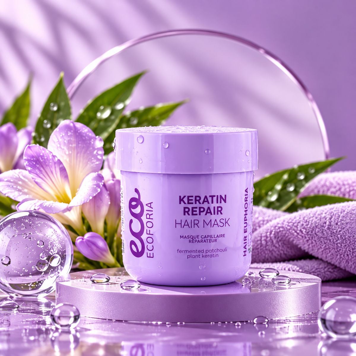 Masque cheveux kératine ✨