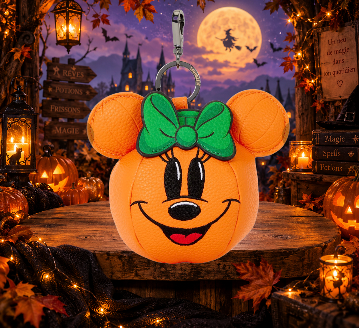 MINNIE MOUSE PUMKIN - Bag Charm Loungefly