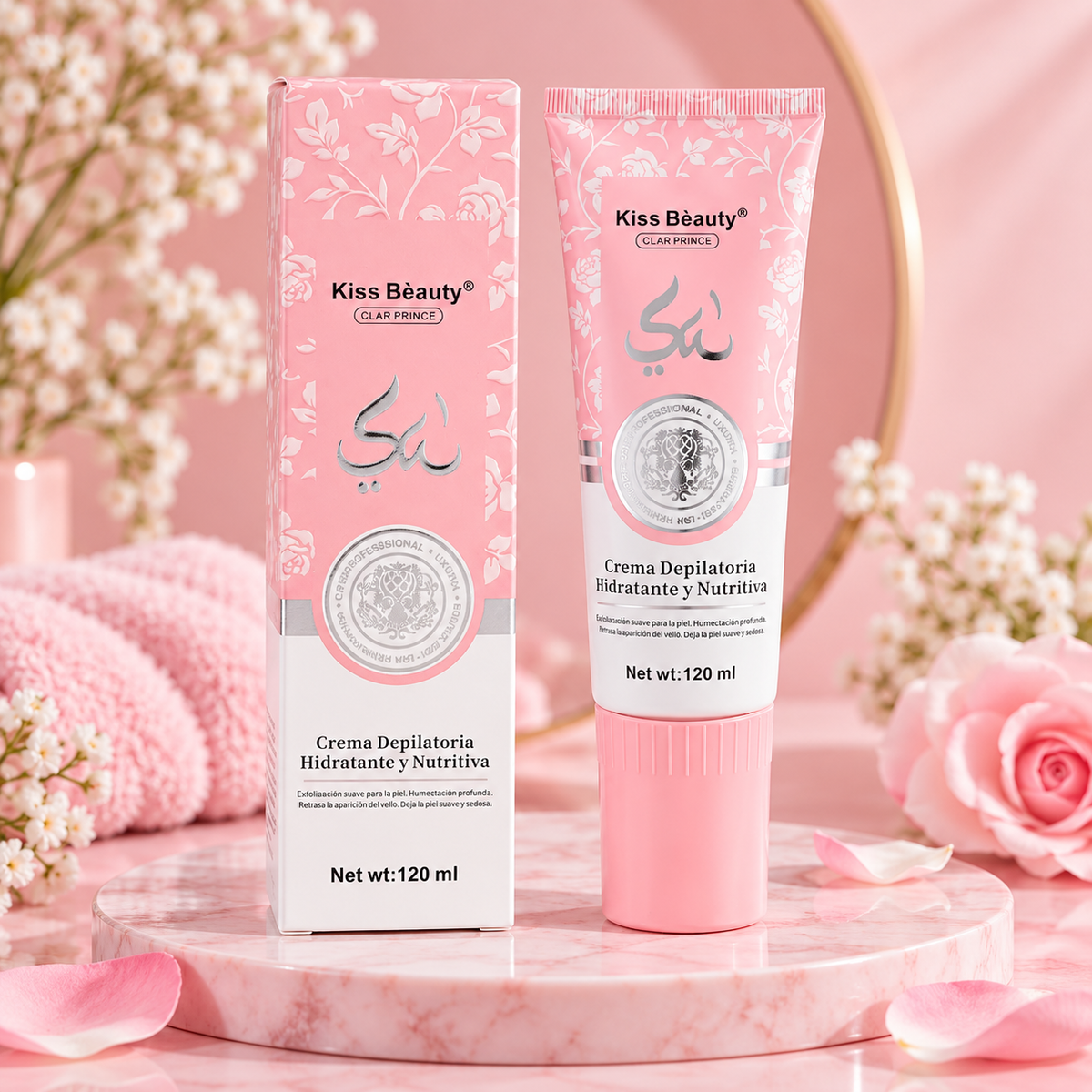 🌸 KISS BEAUTY – CRÈME DÉPILATOIRE HYDRATANTE & NOURRISSANTE 🌸