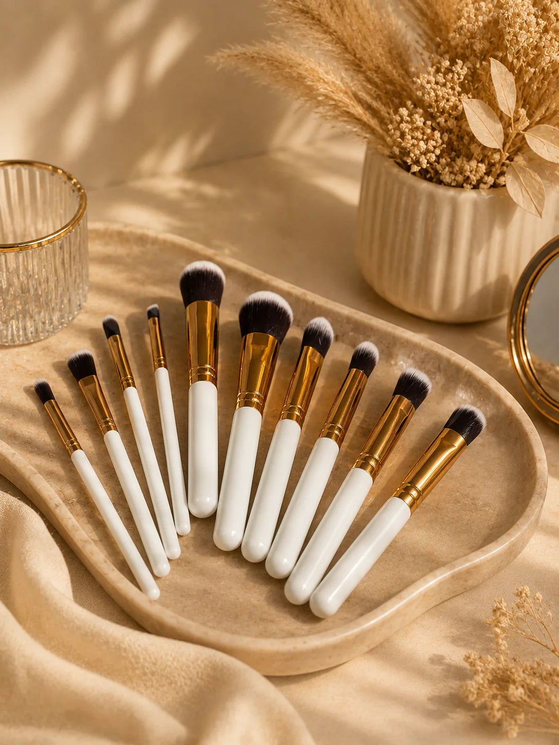Set de 10 Pinceaux Maquillage Visage ✨