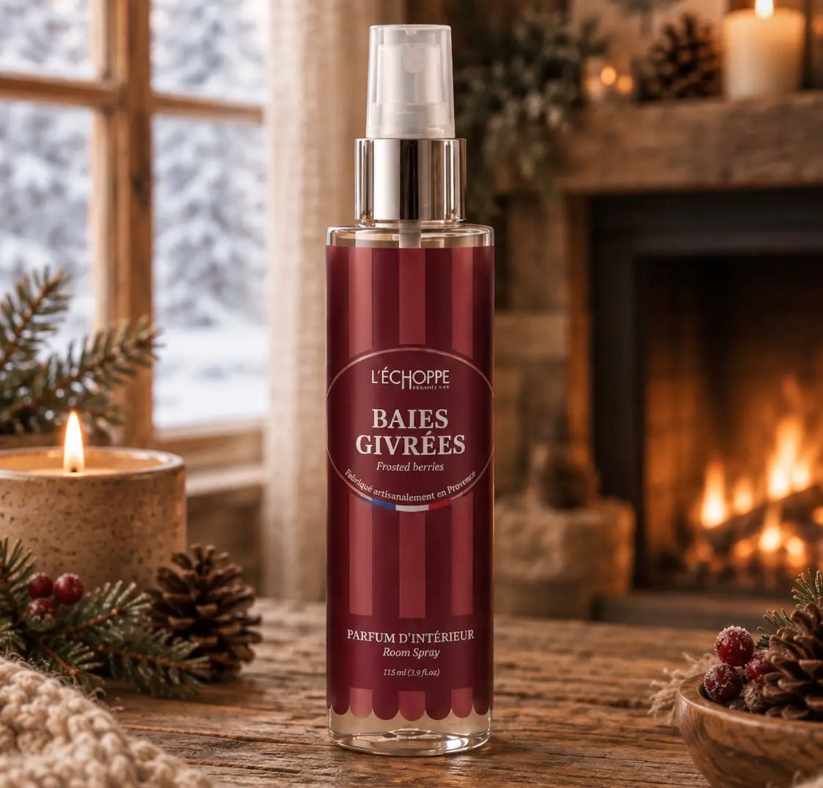❄️ Brume d’intérieur Baies Givrées – 115 ml ❄️