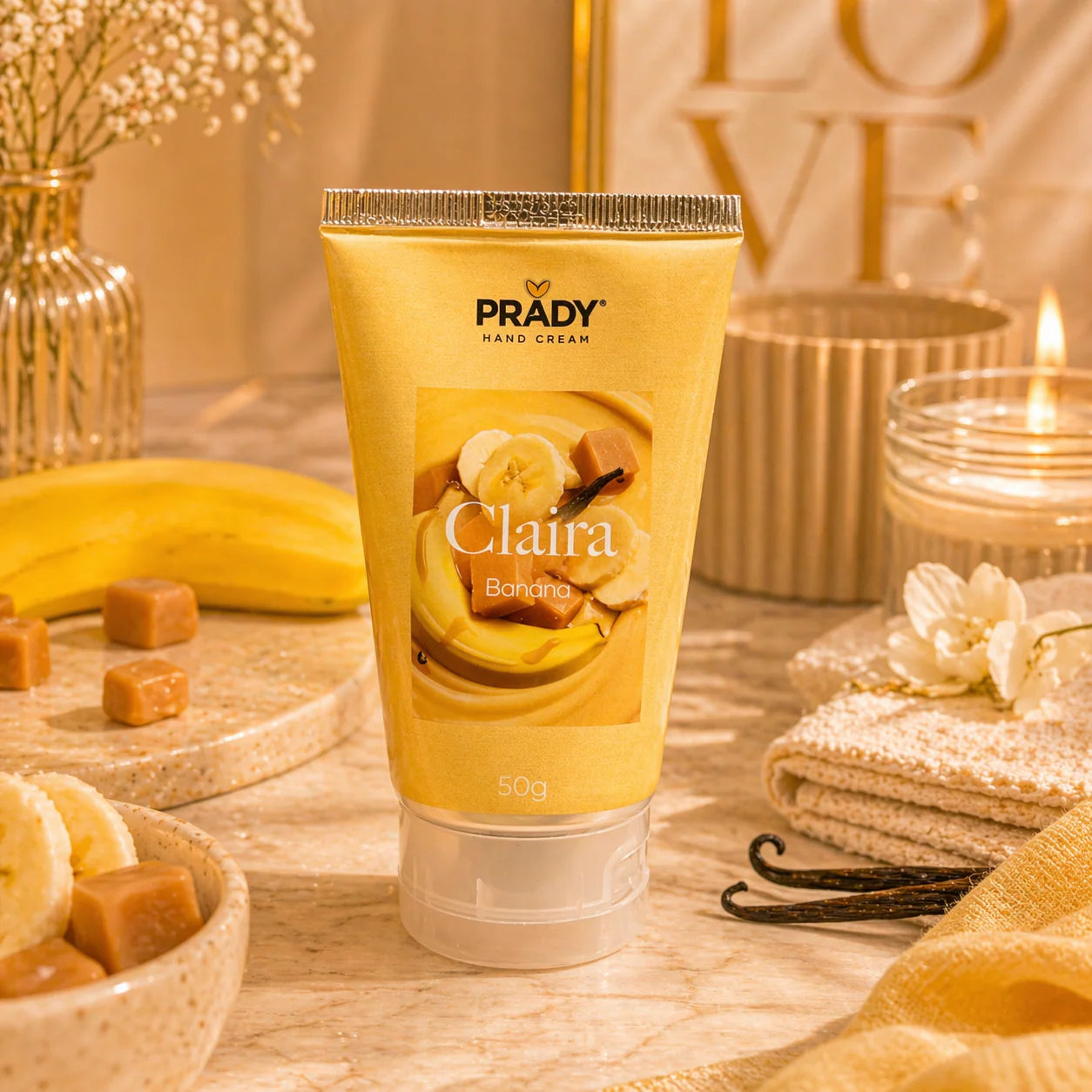Crème Main Hydratante & Parfumée Claira Banana 🍌