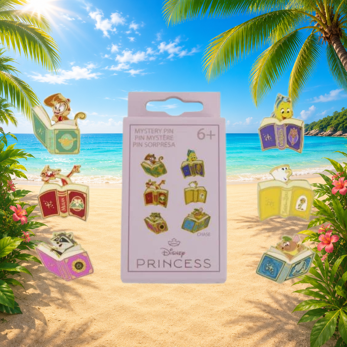 DISNEY - Princess Books - Funko Blind Box Pins ✨