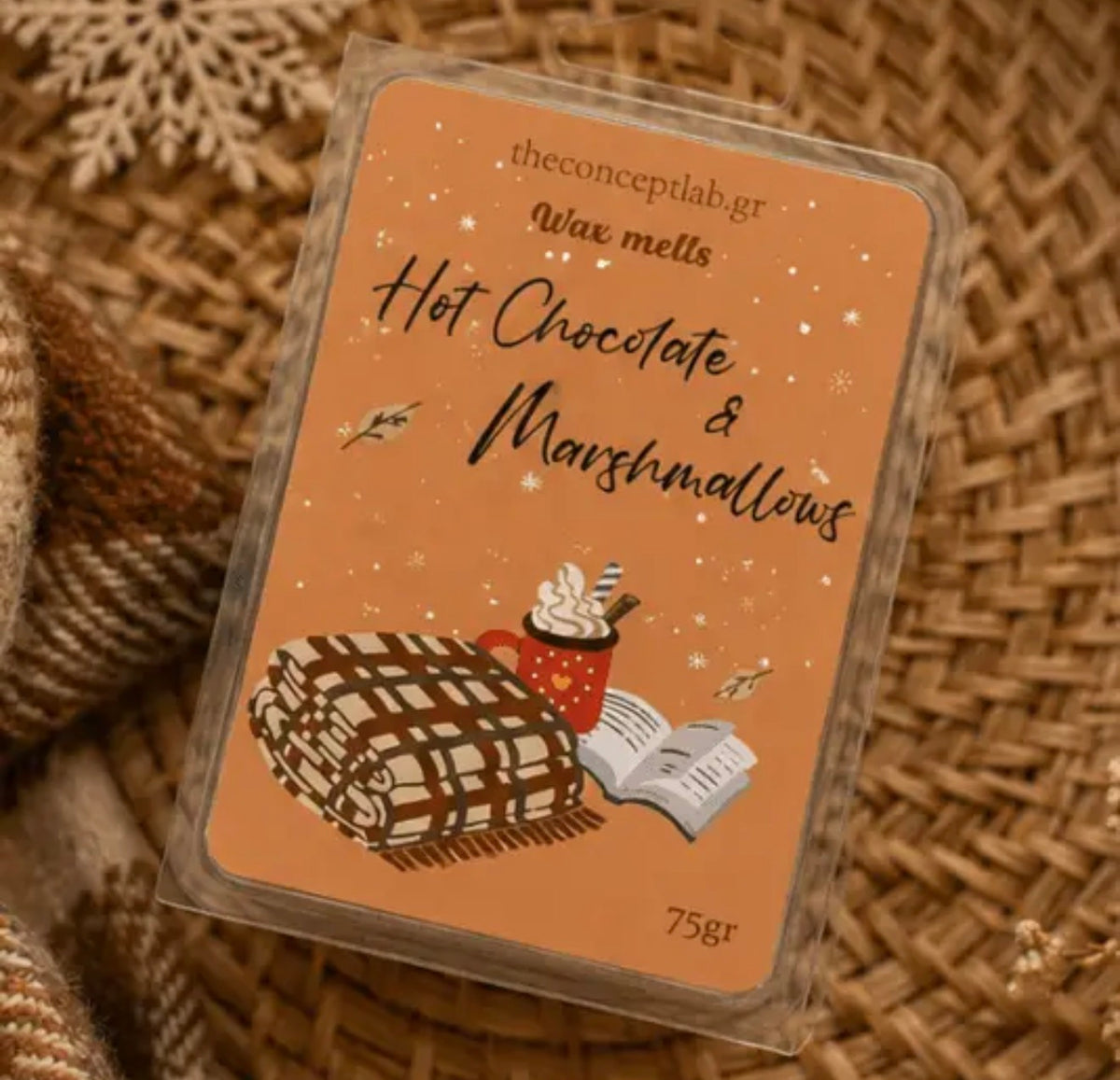 🍫🤎 Fondants parfumés Hot Chocolate & Marshmallows – 75 g 🤎🍫
