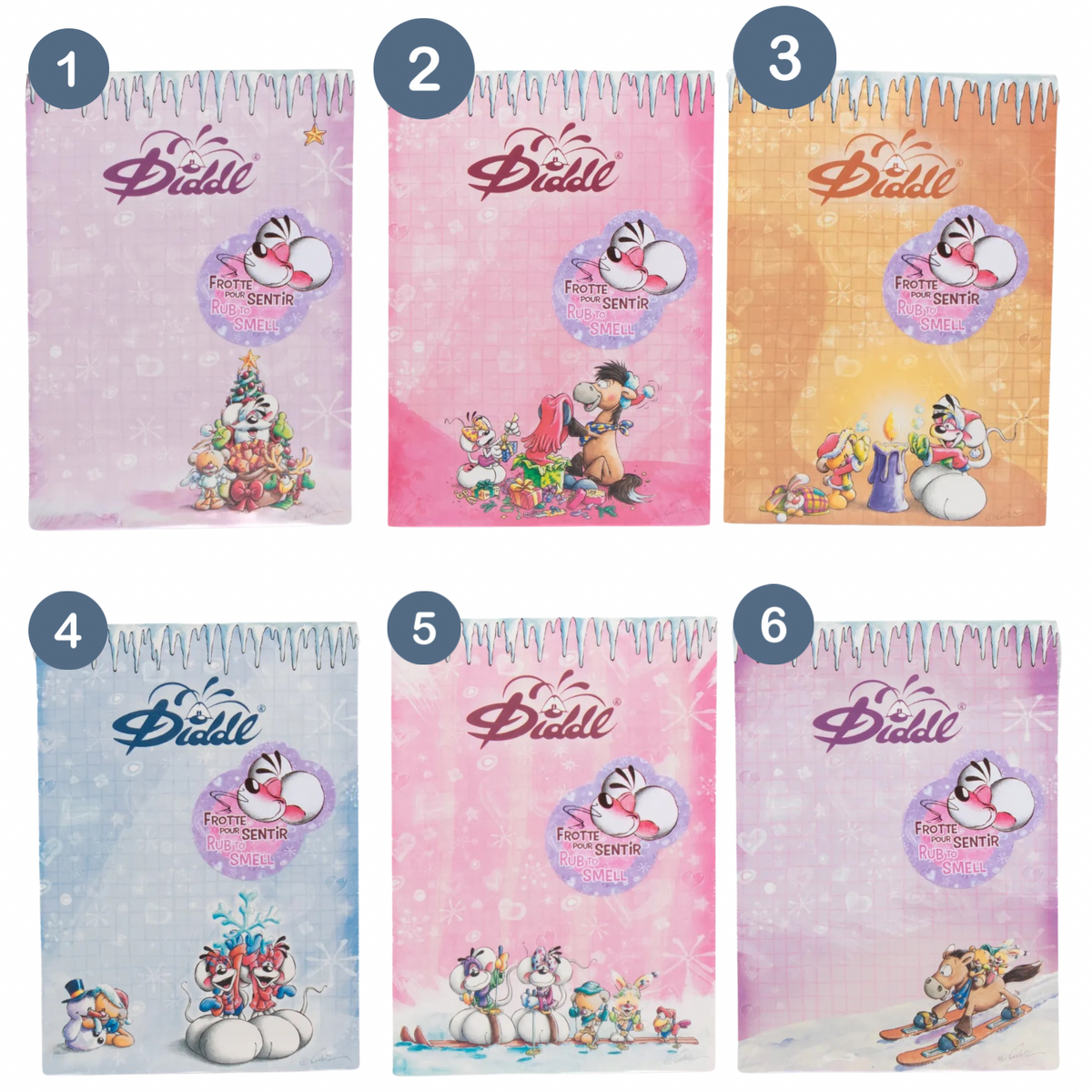 Bloc A6 Noël diddl ❄️ PRÉCOMMANDE EXPÉDITION À PARTIR DU 31 octobre ⚠️