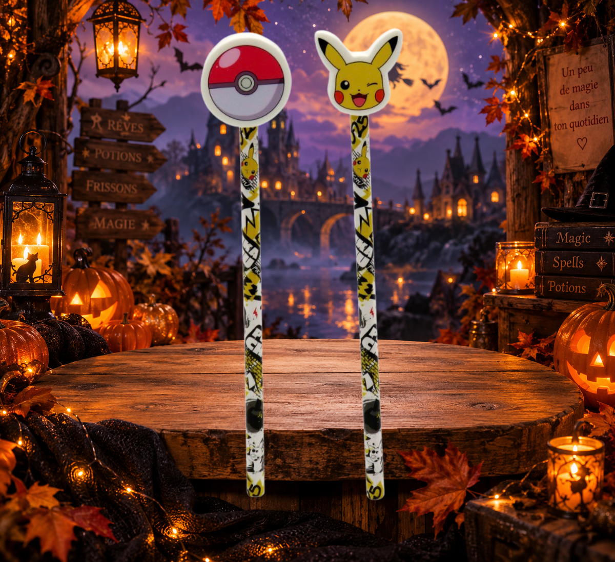 Crayon avec gomme Pokémon ✨
