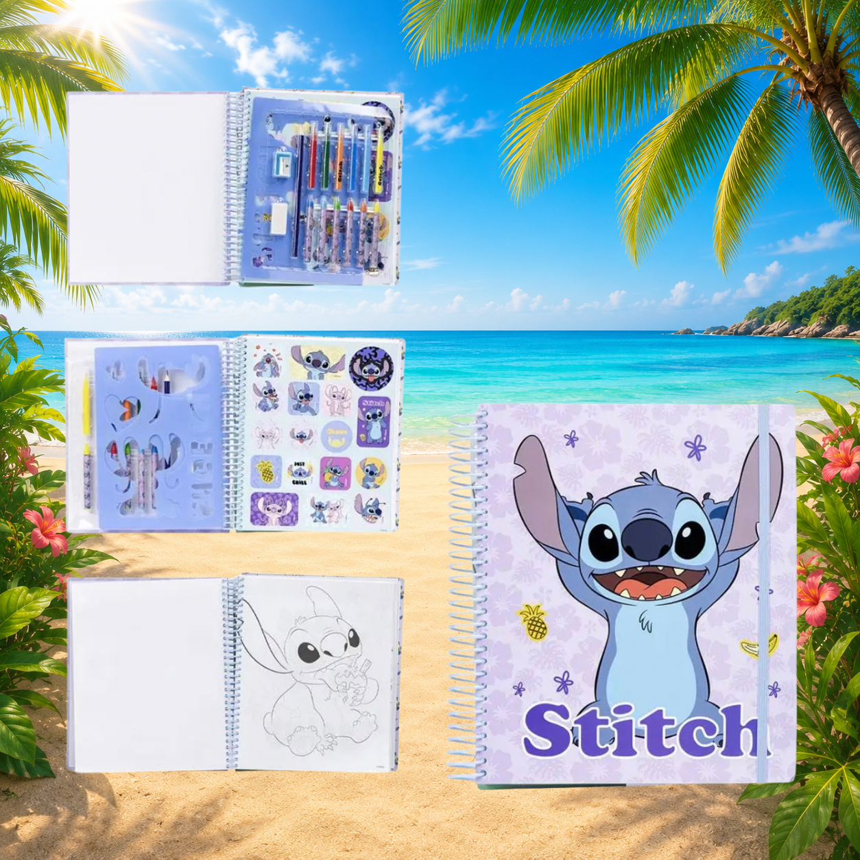 Cahier activité Stitch coloriage ✨