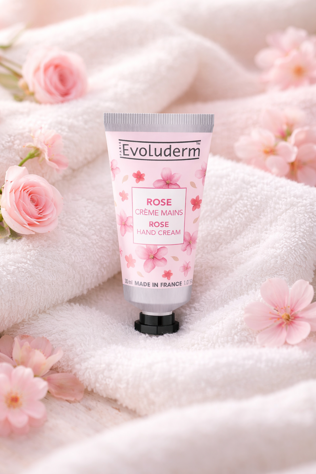 🌸 Crème Mains Rose – Douceur & Hydratation au Quotidien