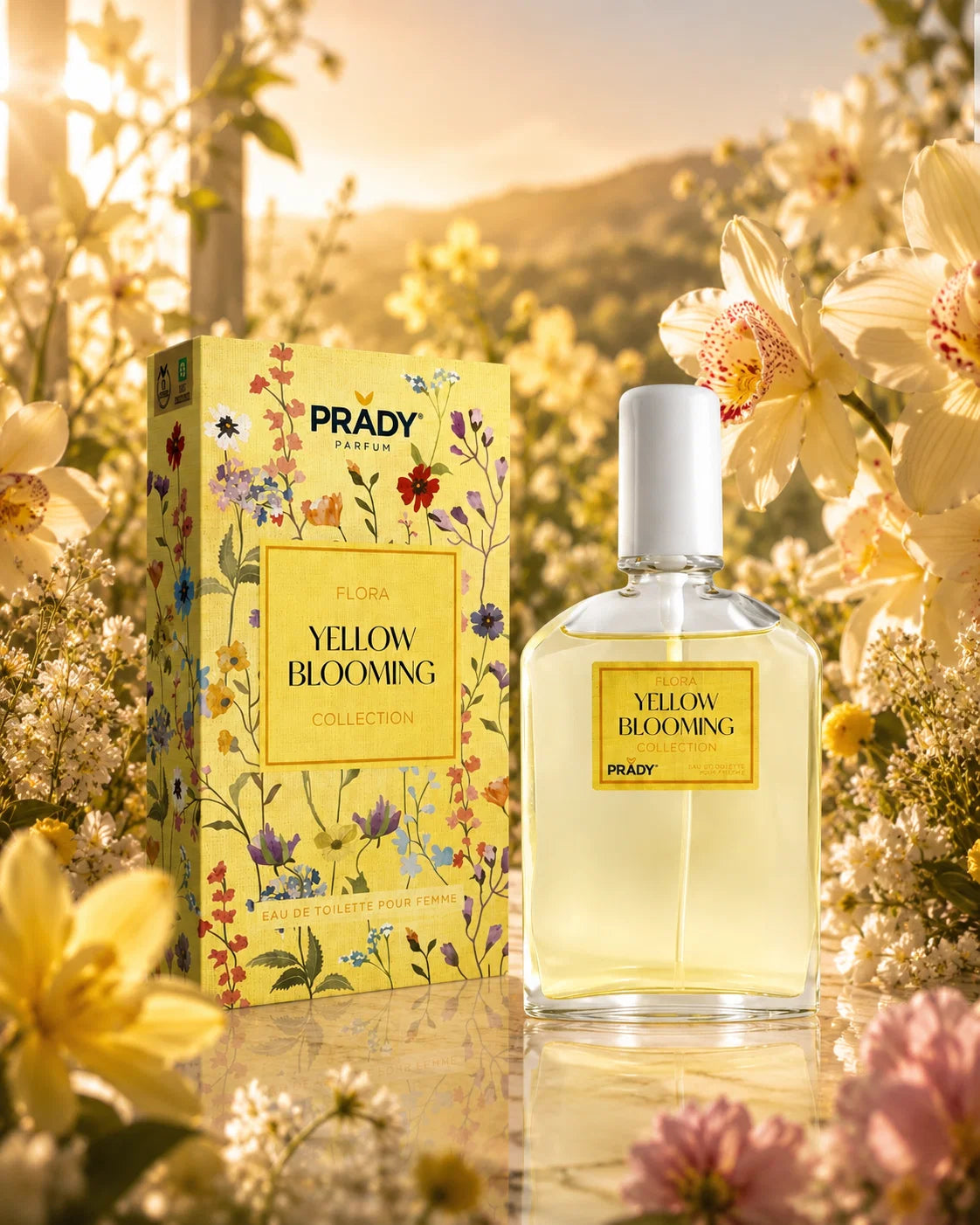 Eau de Parfum Yellow Blooming 90ml - Prady ✨