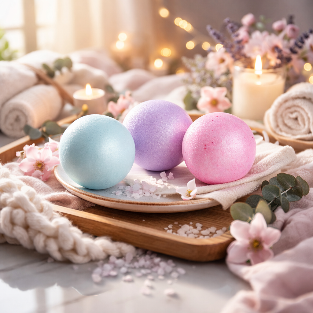 Bombe de bain surprise lumineuse 🧼