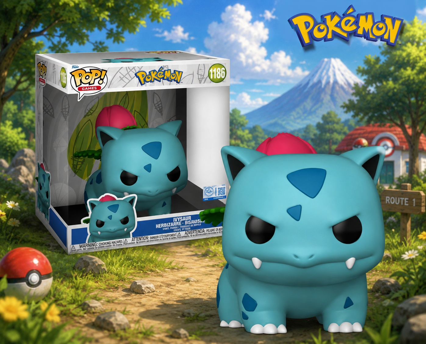 POKEMON - POP JUMBO N° 1186 - Herbizarre ✨