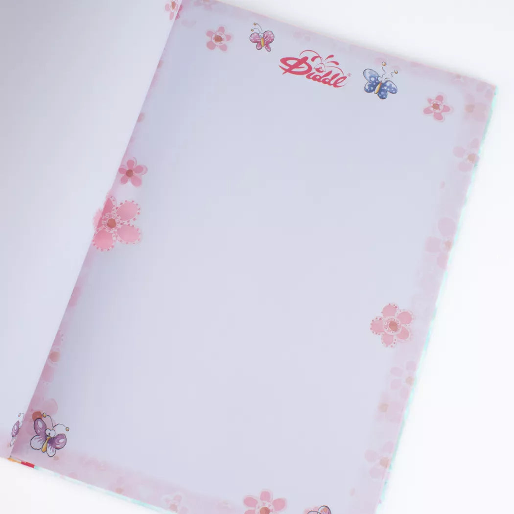 Carnet A4 rigide motif fleurs – DIDDL (Collection 2)  PRÉCOMMANDE ✨